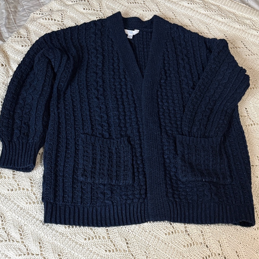 Time and Tru Dark Knit Sweater